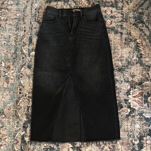 Just USA Black Denim Skirt